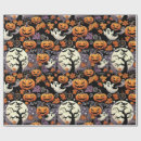 Search for halloween wrapping paper Ghost