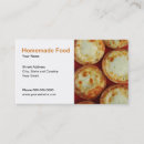 Search for homemade food business cards Cooking