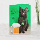 Search for cat st patricks day cards Beer
