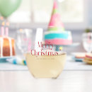 Search for christmas wine glasses Elegant