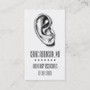 Search for audiologist business cards Otolaryngologist