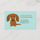 Search for dachshund dog business cards Wiener