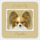 Search for papillon dog stickers Butterfly