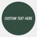 Search for dark forest green stickers Rustic