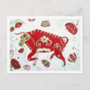Search for chinese new year ox postcards Red