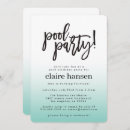 Search for teen pool party invitations Kids