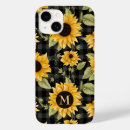 Search for sunflower pattern iphone cases Green