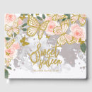 Search for butterfly guest books Pink