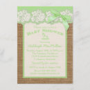 Search for green lace invitations Flowers