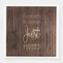 Search for just married napkins Gold