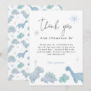 Search for dinosaur birthday thank you cards Blue