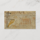 Search for egypt business cards Hieroglyphics