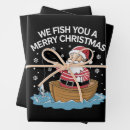 Search for christmas fish wrapping paper Matching