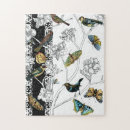 Search for butterfly botanical puzzles Bird