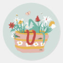 Search for flower basket stickers Green