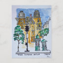 Search for place vertical postcards Watercolor