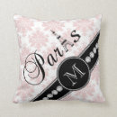 Search for paris pink and black cushions Girly
