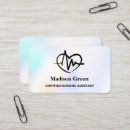 Search for certified nursing assistant business cards Caregiver