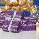 Search for purple foil wrapping paper Merry christmas