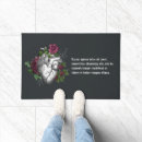 Search for heart doormats Black