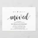 Search for we have moved invitations Rustic