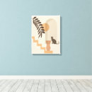 Search for abstract cat canvas prints Boho