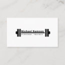 Search for fitness trainer business cards Exercise