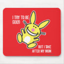 Search for happy bunny mouse mats Insult