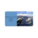 Search for national park return address labels Yosemite
