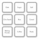 Search for food jar stickers Modern