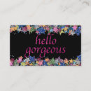 Search for hello business stationery Hair stylist
