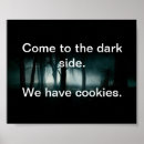 Search for dark side posters Black