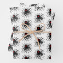 Search for trick or treat wrapping paper Spider