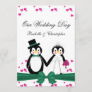 Search for penguin wedding invitations Couple