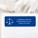 Search for law school return address labels Scales of justice