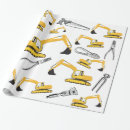 Search for excavator wrapping paper Digger