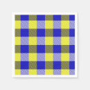 Search for yellow gingham napkins Blue
