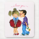 Search for romantic love mouse mats I love you