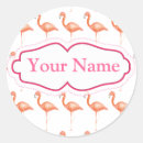 Search for monogram flamingo stickers Girly