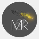Search for black feather stickers Gold