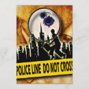 Search for crime party invitations Dinner