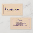 Search for college professor business cards University