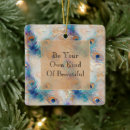 Search for peacock feather christmas tree decorations Teal