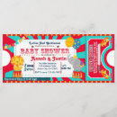 Search for carnival baby shower invitations Cirque