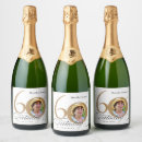 Search for 60th birthday wine labels Gold