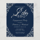 Search for elegant silver engagement party invitations Calligraphy