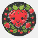 Search for smiling strawberry stickers Cute
