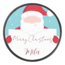 Search for santa hockey hockey pucks Red
