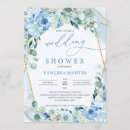Search for blue shower wedding invitations Floral