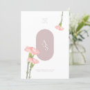 Search for carnation wedding invitations White